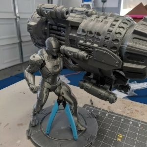 Iron Man MK7 Proton Cannon 3D Model