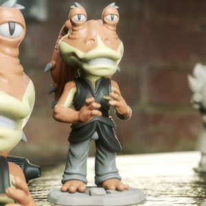 Jar Jar Binks Chibi 3D Model