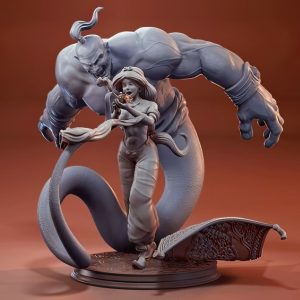 Jasmine & Genie 3D Model