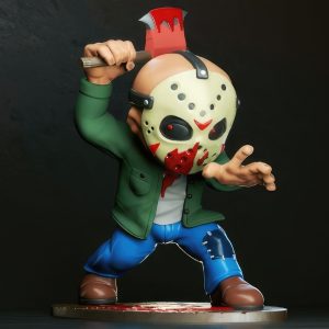 Jason Voorhees Chibi 3D Model
