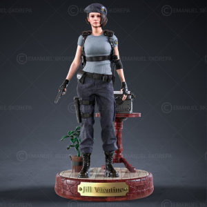 Jill Valentine RE1 STARS 3D Model