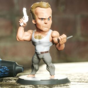 John McClane Chibi 3D Model