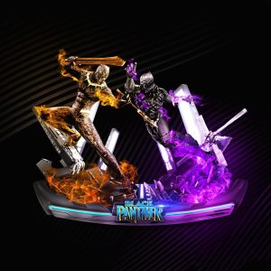 Killmonger vs Black Panther 3D Model