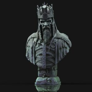 King of the Dead Bust 3D Model