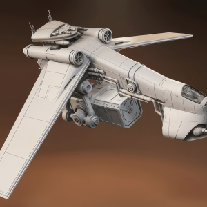 LAAT Gunship 3D Model