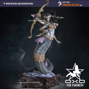 Lady Vashj 3D Model