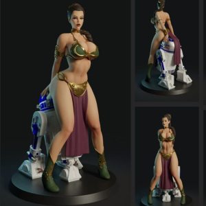 Leia and R2 3D Model
