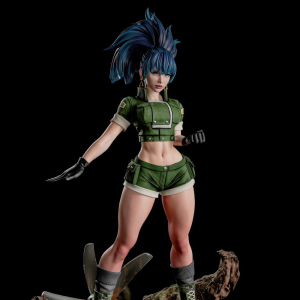 Leona Heidern The King of Fighters 3D Model