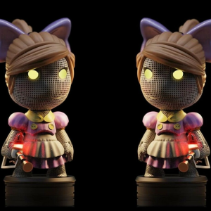 Little Sister Chibi 3D Model