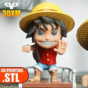 Luffy Chibi 3D Model