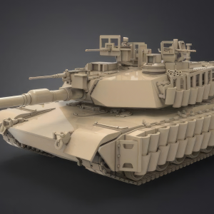 M1A2 Abrams 3D Model
