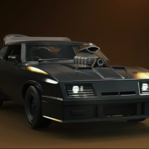 Mad Max Ford Falcon 3D Model
