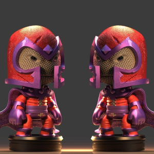 Magneto Chibi 3D Model