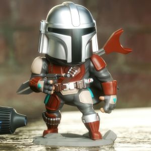 Mandalorian Chibi 3D Model