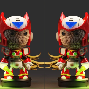 Megaman Chibi 3D Model