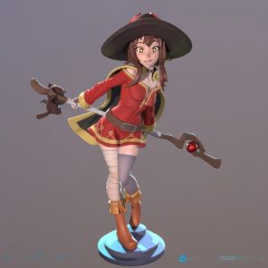 Megumin Explosion 3D Model