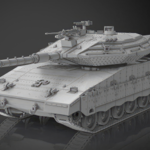 Merkava MK4 3D Model