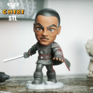 Moff Gideon Chibi 3D Model