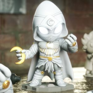 Moon Knight Chibi 3D Model