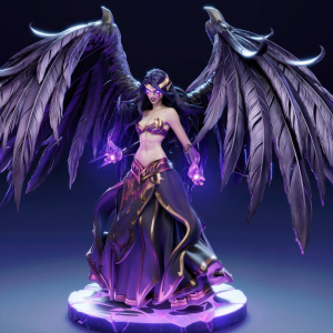 Morgana League of Legends 3D Model