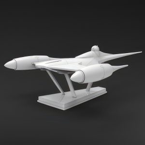 Naboo N-1 Starfighte 3D Model