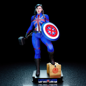Peggy Carter 3D Model