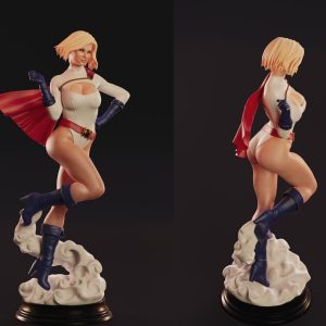 Powergirl 3D Model