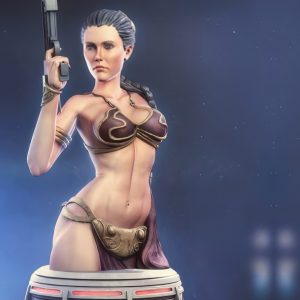Princess Leia 3D Model