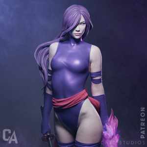 Psylocke 3D Model