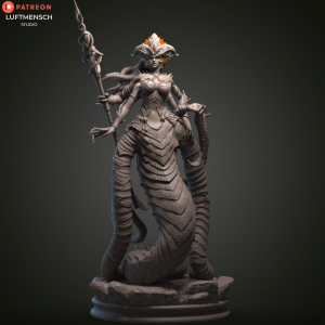 Queen Azshara 3D Model