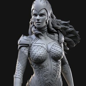 Queen Mera 3D Model