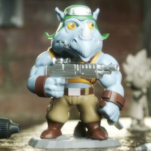Rocksteady Chibi 3D Model