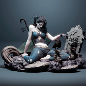 Sandman Death 3D Model