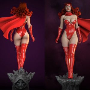 Scarlet Witch 3D Model