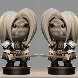 Sephiroth Chibi 3D Model