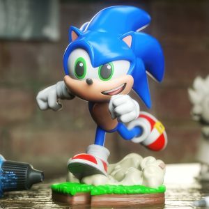 Sonic Chibi 3D Model