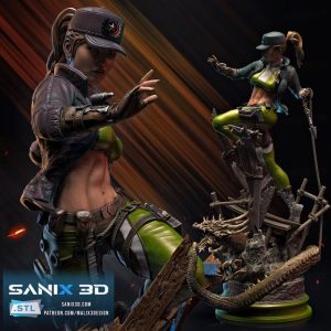 Sonya Blade 3D Model