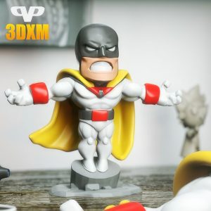 Space Ghost Chibi 3D Model