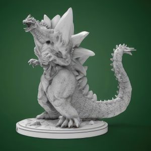 Space Godzilla 3D Model