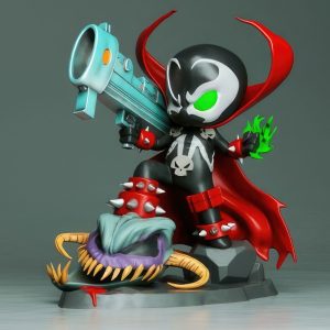 Spawn Chibi 3D Model