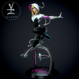 Spider Gwen 3D Model