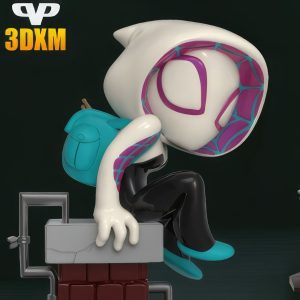 Spider Gwen Chibi02 3D Model