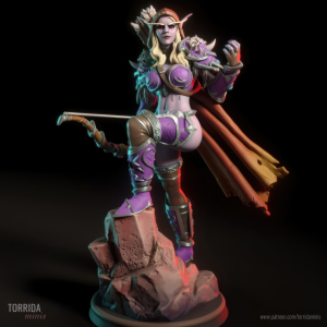 Sylvanas Windrunner 3D Model