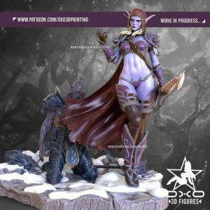 Sylvanas Windrunner 3D Model