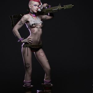 Tank Girl 3D Model