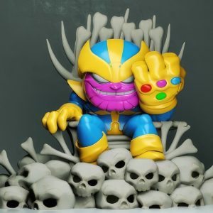 Thanoson Throne Chibi 3D Model