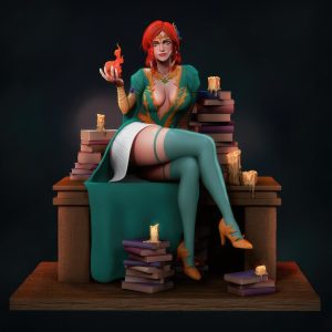 Triss Merigold 3D Model