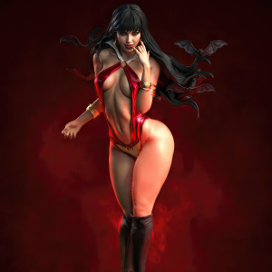 Vampirela 3D Model
