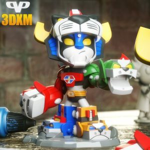 Voltron Chibi 3D Model