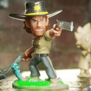 Walking Dead Rick Grimes Chibi 3D Model